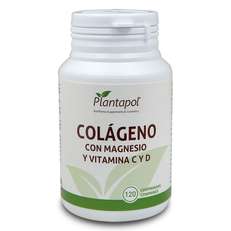 COLAGENO CON MAGNESIO Y VITAMINA C Y D 120 COMPRIMIDOS PLANTA POL