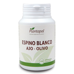 ESPINO BLANCO, AJO, OLIVO, FOS 100 COMPRIMIDOS PLANTA POL