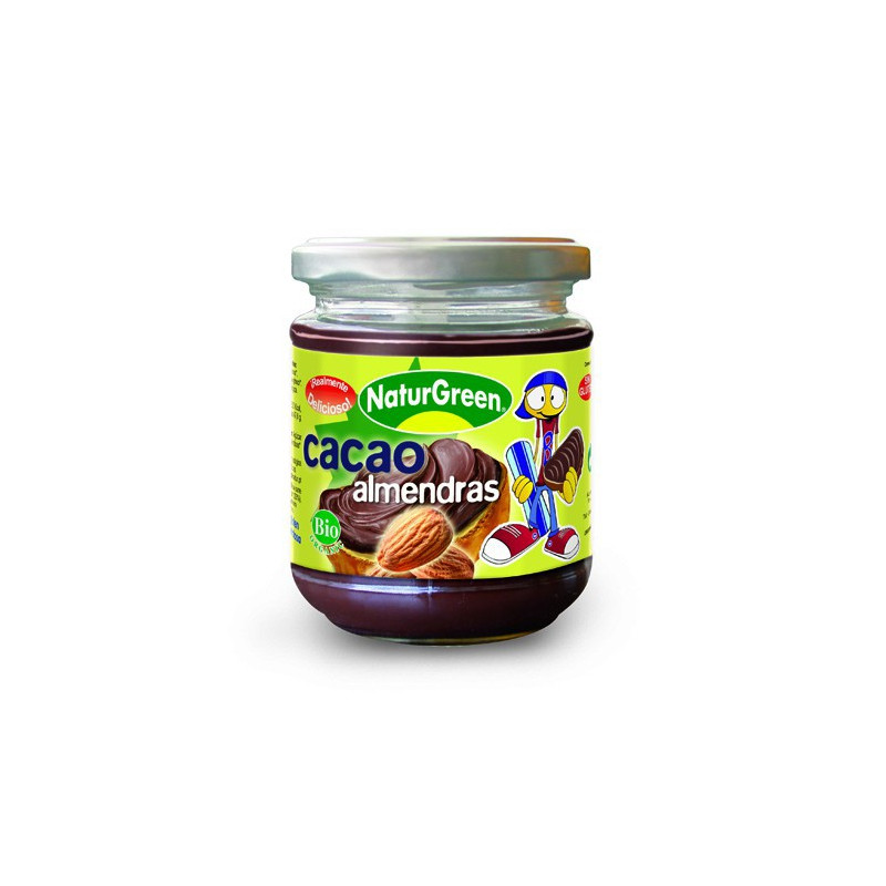 CREMA DE ALMENDRAS CACAO 200Gr. NATURGREEN