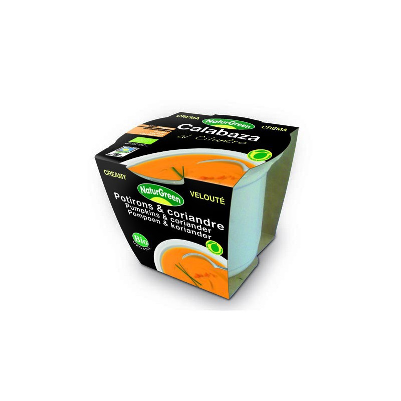 CREMA CALABAZA AL CILANTRO 310Gr. NATURGREEN