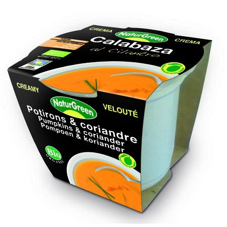 CREMA CALABAZA AL CILANTRO 310Gr. NATURGREEN