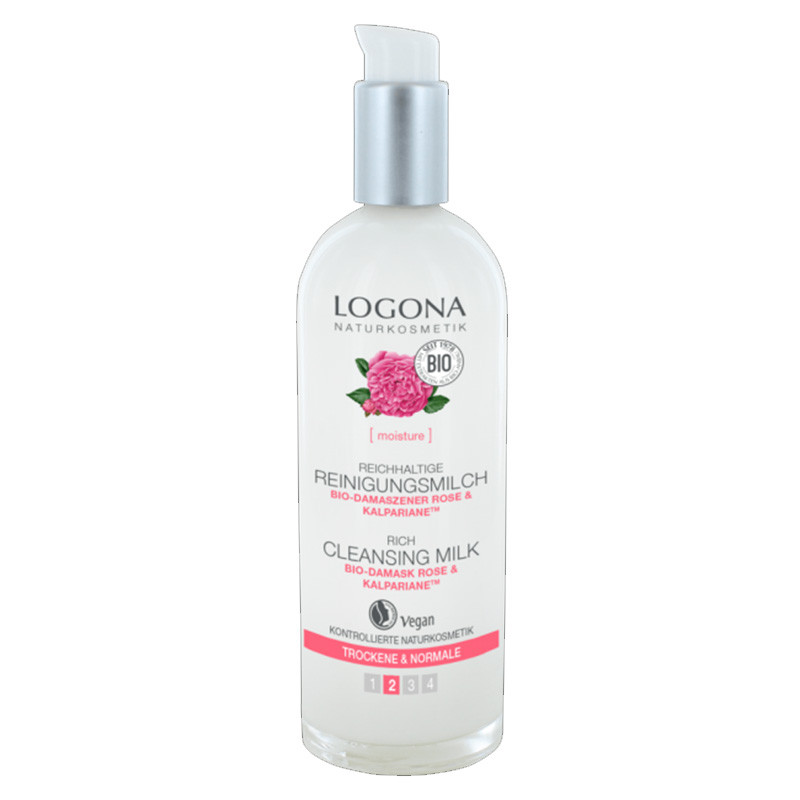 LECHE LIMPIADORA HIDRATANTE ROSAS BIO & KALPARIANE 125Ml. LOGONA