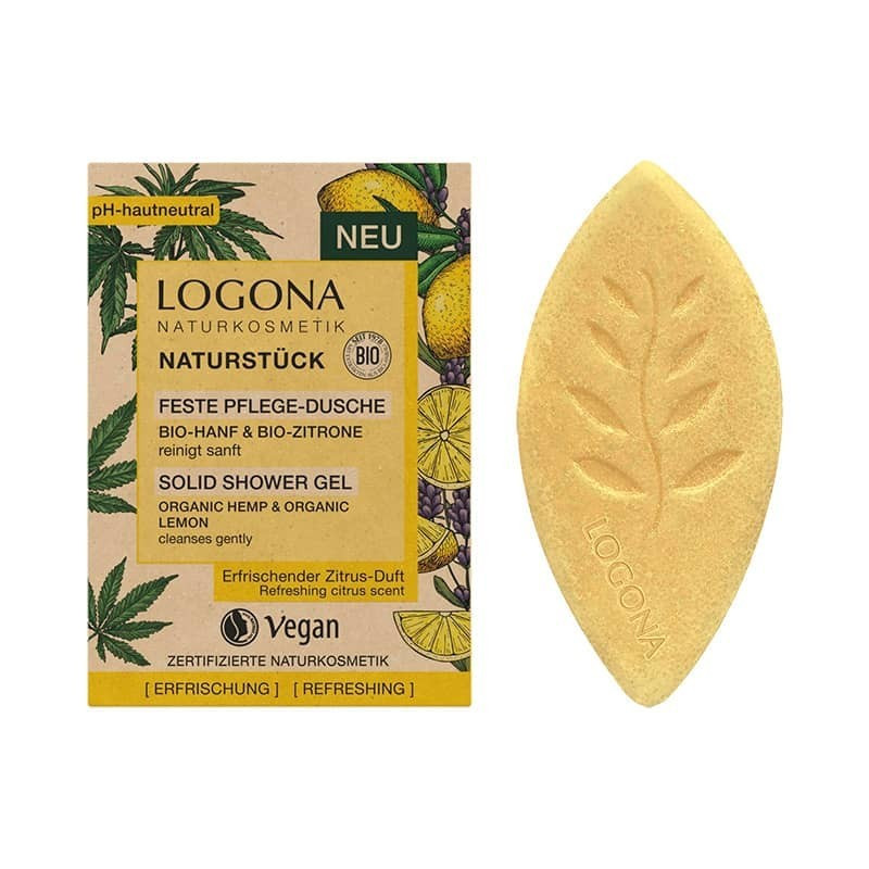 GEL DUCHA SOLIDO CAÑAMO BIO & LIMON BIO LOGONA