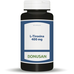 L-TIROSINA 400Mg. 60 CAPSULAS VEGETALES BONUSAN