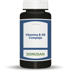 VITAMINA B-50 COMPLEJO 60 CAPSULAS VEGETALES BONUSAN