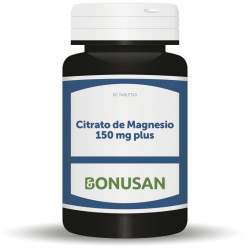 CITRATO DE MAGNESIO 150Mg. 60 TABLETAS BONUSAN