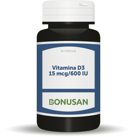 VITAMINA D3 15Mcg/600UI 90 CAPSULAS BONUSAN