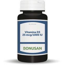 VITAMINA D3 25Mcg/1000UI 90 CAPSULAS BONUSAN