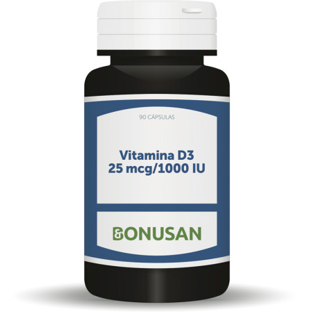 VITAMINA D3 25Mcg/1000UI 90 CAPSULAS BONUSAN