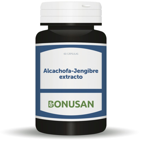 ALCACHOFA-JENGIBRE EXTRACTO 60 CAPSULAS VEGETALES BONUSAN