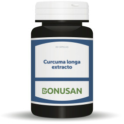 CURCUMA LONGA EXTRACTO 60 CAPSULAS VEGETALES BONUSAN