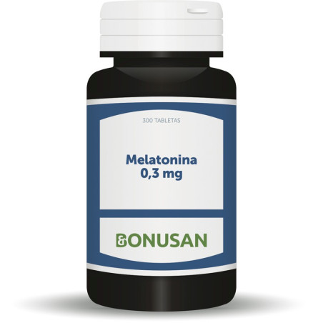 MELATONINA 0,3Mg. 300 TABLETAS BONUSAN