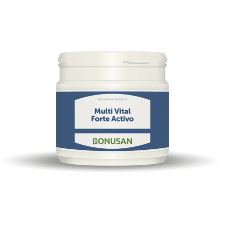 MULTI VITAL FORTE ACTIVO EN POLVO 250 Gr. BONUSAN