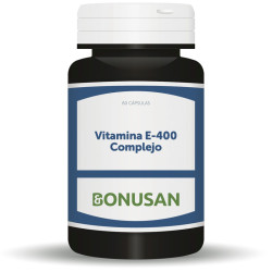 VITAMINA E-400 COMPLEJO 60 CAPSULAS BONUSAN