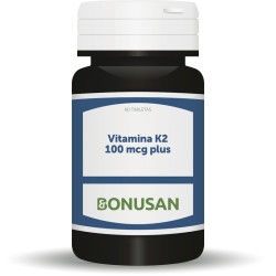 VITAMINA K2 100 MCG PLUS 60 TABLETAS BONUSAN