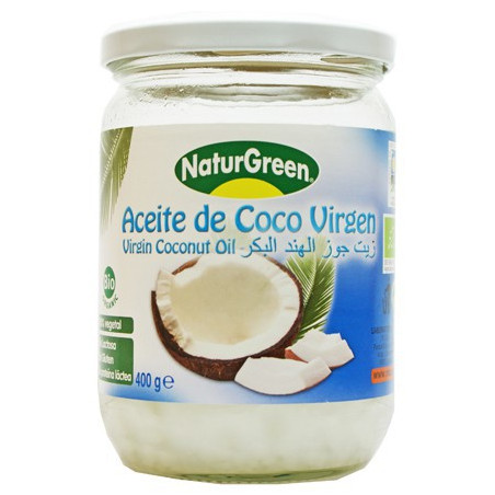 ACEITE VIRGEN DE COCO 400Gr. NATURGREEN