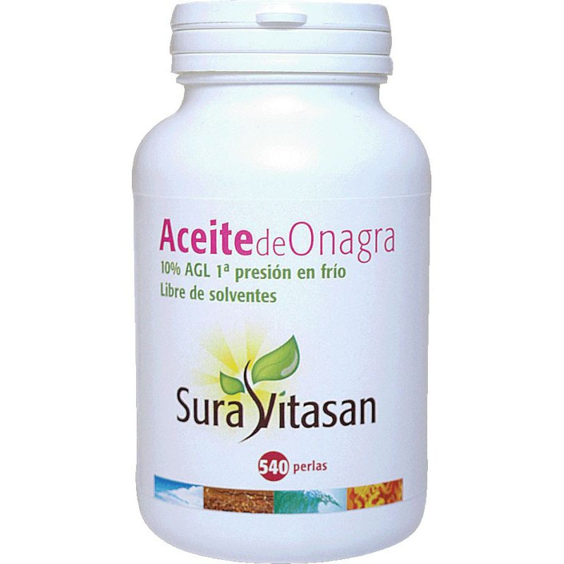 ACEITE DE ONAGRA 500Mg. 540 PERLAS 1ª PRESION FRIO SURA VITASAN