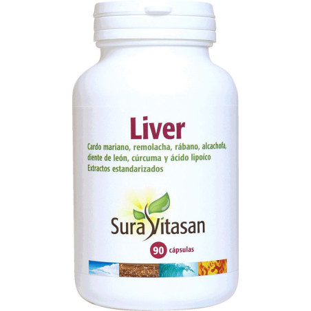 LIVER 650Mg. 90 CAPSULAS SURA VITASAN