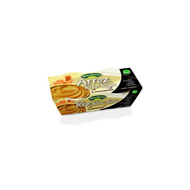 POSTRE RICE/ARROZ CARAMELO 2x125Gr. NATURGREEN