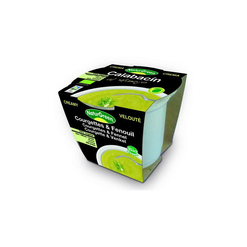 CREMA DE CALABACIN E HINOJO 310Gr. NATURGREEN