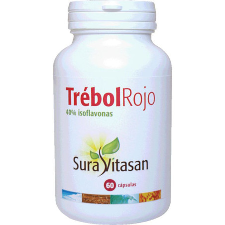 TREBOL ROJO 40% ISOFLAVONAS 60 CAPSULAS SURA VITASAN