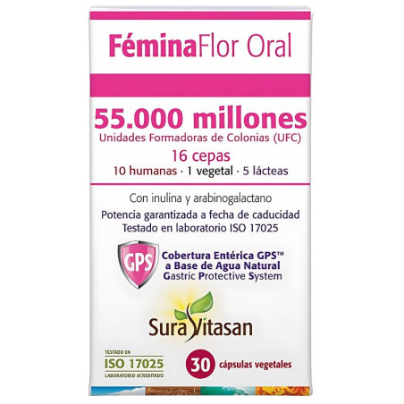 FEMINA FLOR ORAL 55.000 30 CAPSULAS SURA VITASAN