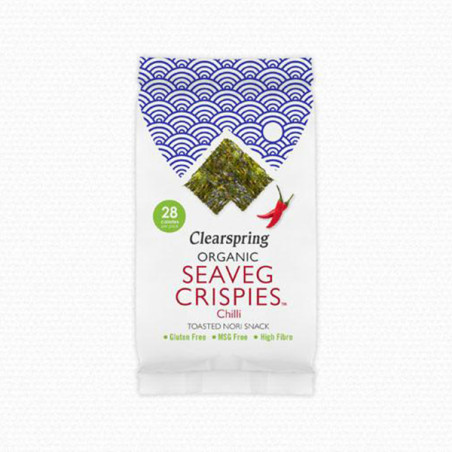 SNACK DE ALGA NORI TOSTADA CHILI 5Gr. CLEARSPRING