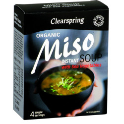 SOPA DE MISO Y ALGAS 4x10Gr. CLEARSPRING