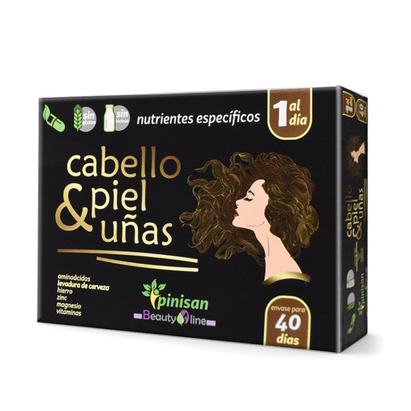 CABELLO, PIEL Y UÑAS 40 CAPSULAS PINISAN