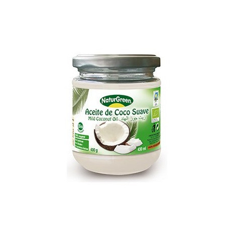 ACEITE DE COCO SUAVE 400Gr. NATURGREEN