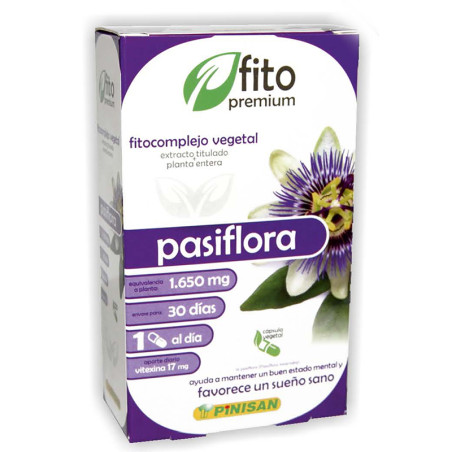 FITO PREMIUM PASIFLORA 30 CAPSULAS PINISAN