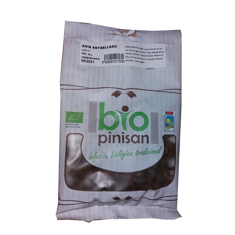 ANIS ESTRELLADO BIO 50Gr. PINISAN