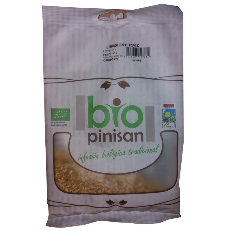 JENGIBRE RAIZ BIO 50Gr. PINISAN