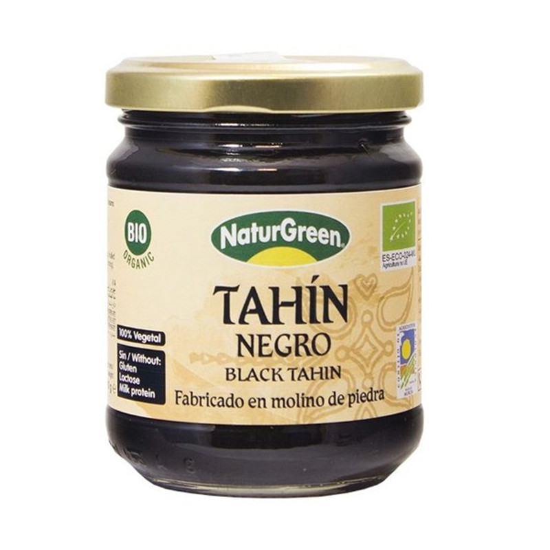 TAHIN SESAMO NEGRO 180Gr. NATURGREEN