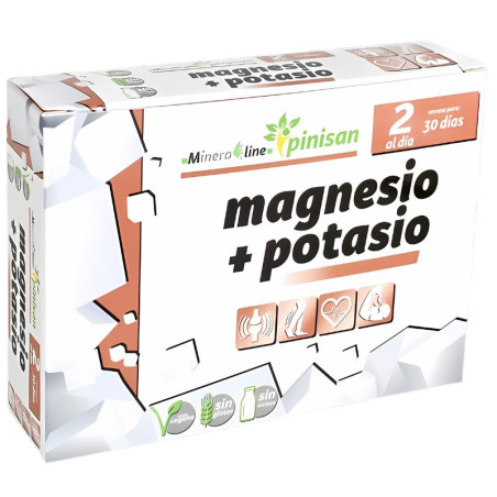 MAGNESIO + POTASIO 60 COMPRIMIDOS PINISAN