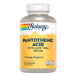 PANTOTHENIC ACID 500Mg. 100 CAPSULAS SOLARAY