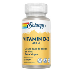 VITAMIN D3 400 UI-120 PERLAS SOLARAY