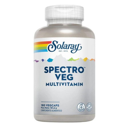 SPECTRO VEGETARIAN FORMULA MULTI-VITA-MIN 180 CAP.VEGETALES SOLARAY