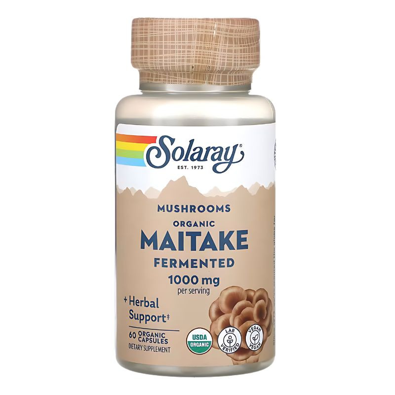 MAITAKE 500Mg. 60 CAPSULAS VEGETALES SOLARAY