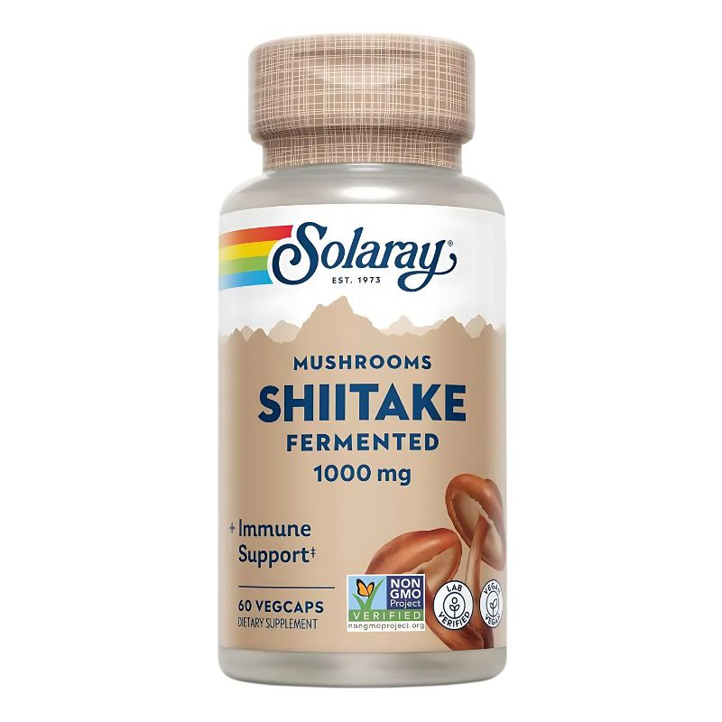 SHIITAKE 100Mg. 60 CAPSULAS VEGETALES SOLARAY