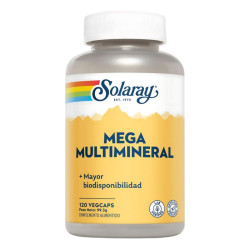 MEGA MULTI MINERAL 120 CAPSULAS SOLARAY