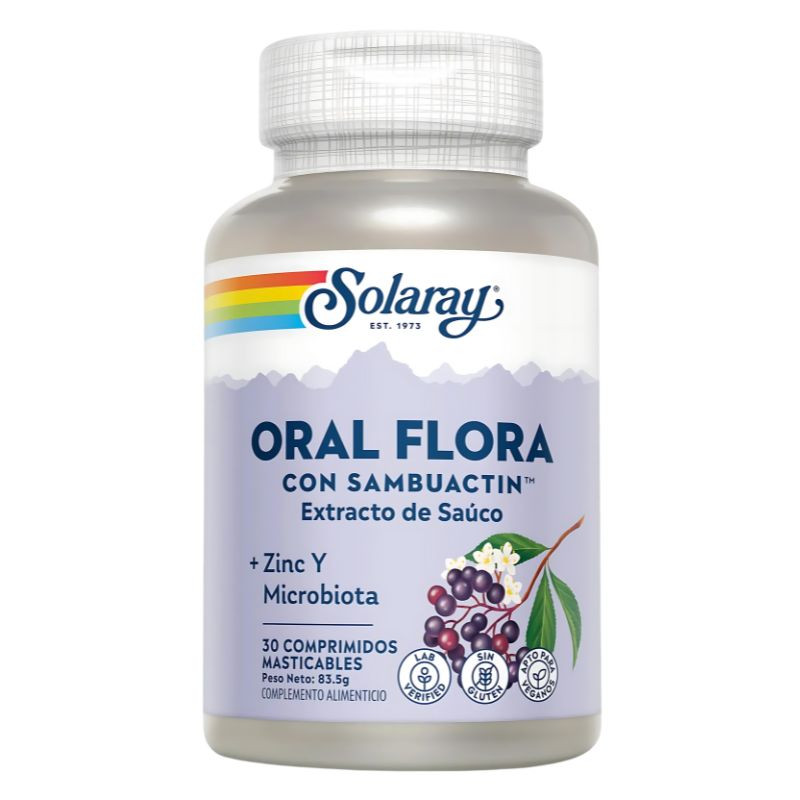 SAMBUACTIN ORAL FLORA 30 COMPRIMIDOS SOLARAY