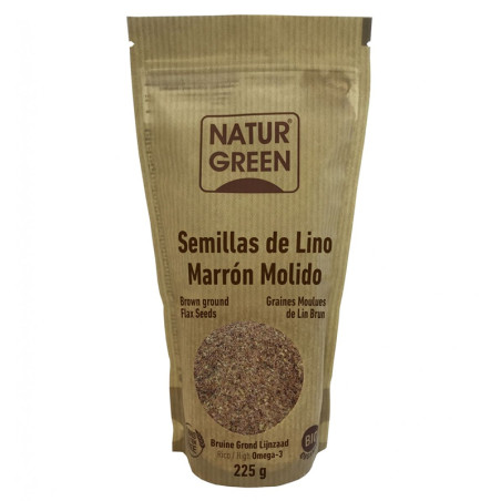 LINO MARRON MOLIDO 225Gr. NATURGREEN