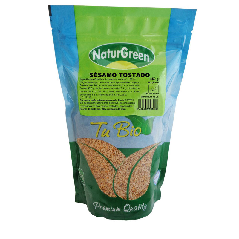 SESAMO TOSTADO 450Gr. NATURGREEN