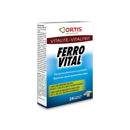 FERROVITAL 24 COMPRIMIDOS ORTIS