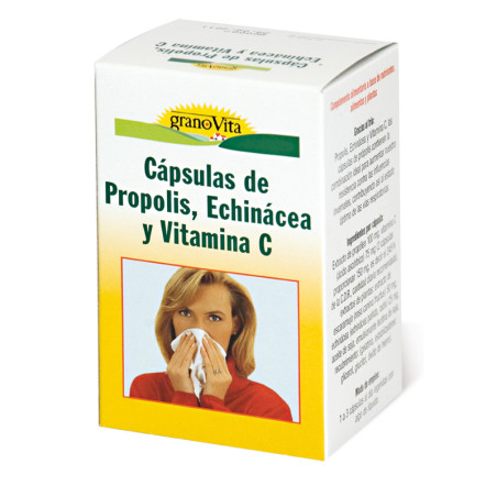 PROPOLIS, ECHINACEA Y VITAMINA C 75 CAPSULAS GRANOVITA