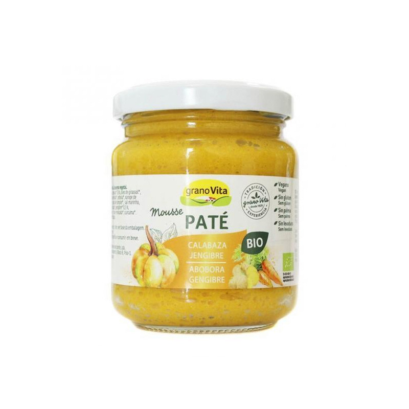 PATE MOUSSE DE CALABAZA Y JENGIBRE BIO 175Gr. GRANOVITA