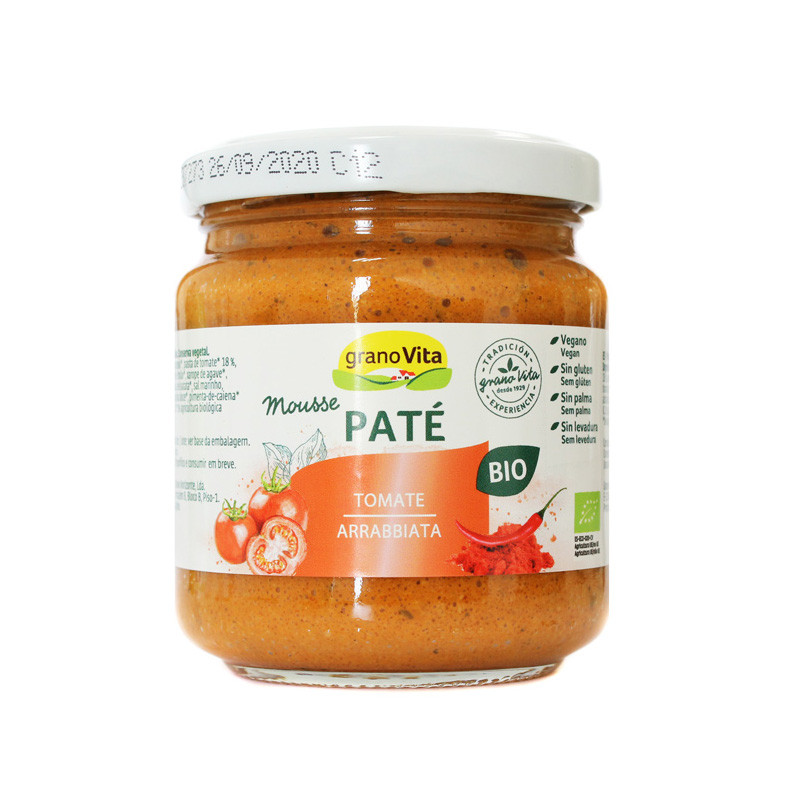 PATE MOUSSE DE TOMATE ARRABIATA BIO 175Gr. GRANOVITA