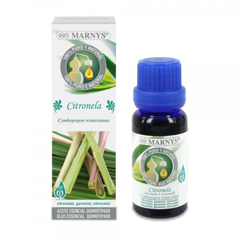 ACEITE ESENCIAL ALIMENTARIO DE CITRONELLA 15Ml. MARNYS