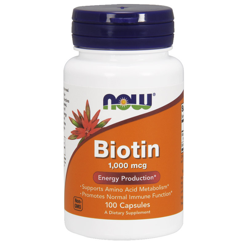 BIOTINA 1.000Mcg. 100 CAPSULAS NOW